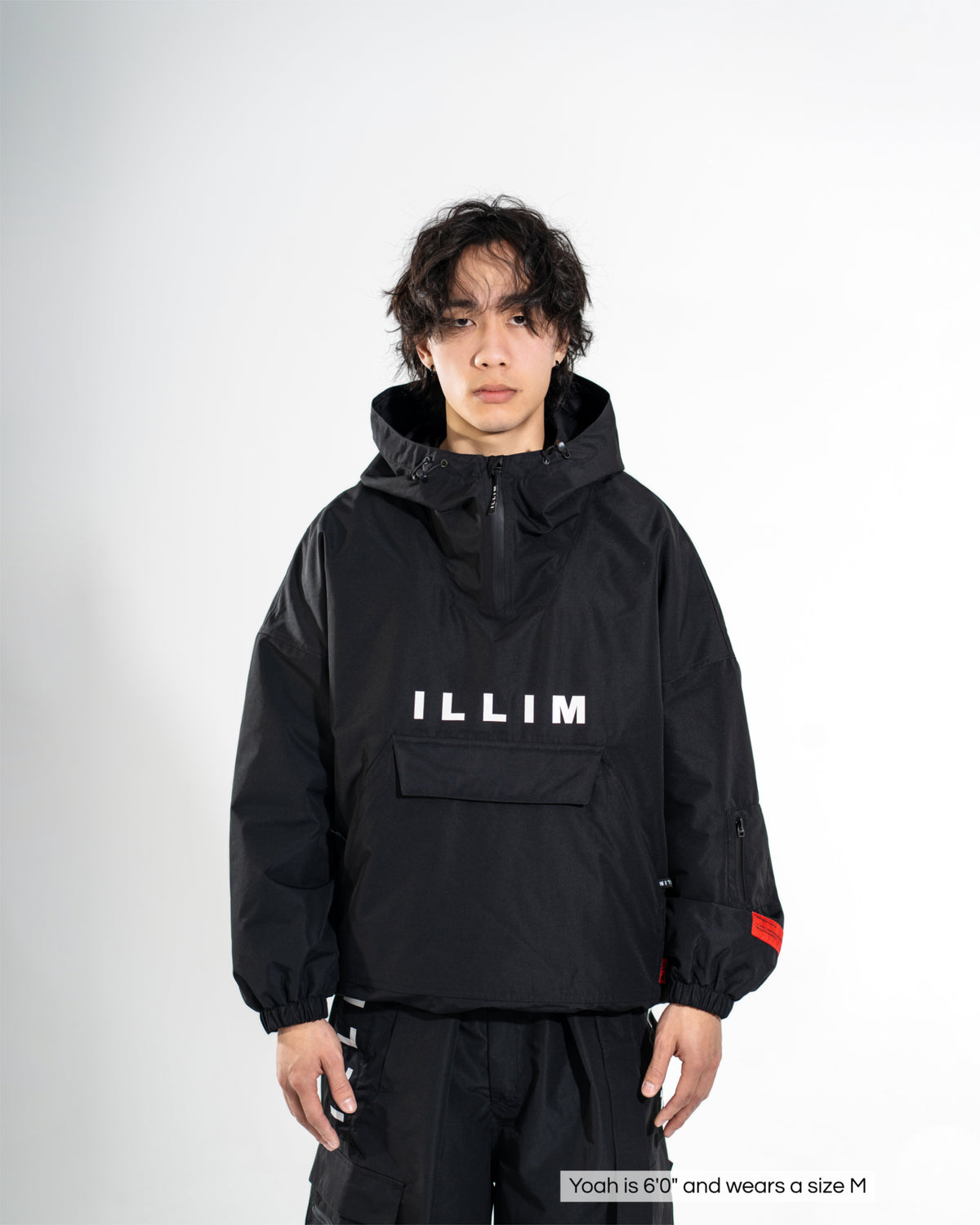 PULLOVER SHELL JACKET - Black 3