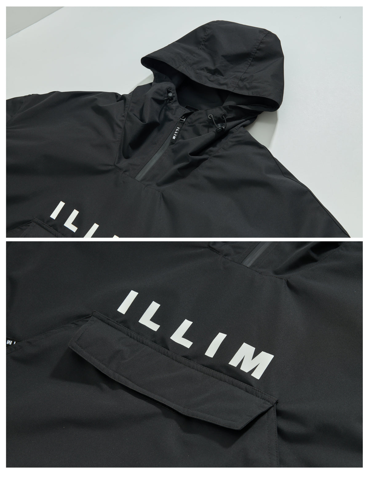 PULLOVER SHELL JACKET - Black 5